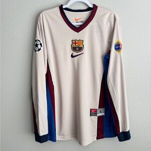 Vintage Barcelona 1999/2000 Centenary away long sleeve jersey